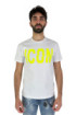 Icon t-shirt girocollo in jersey con stampe iu8066t