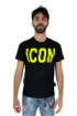 Icon t-shirt girocollo in jersey con stampe iu8066t