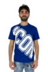 Icon t-shirt girocollo in jersey con stampa logo iu8058t