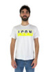 Icon t-shirt girocollo in jersey con stampa logo iu8131t