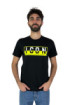 Icon t-shirt girocollo in jersey con stampa logo iu8131t