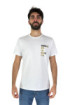 Icon t-shirt girocollo in jersey con stampe iu8075t