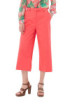 Fracomina pantaloni cropped culotte in cotone fs24sv9002w47201