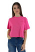Pyrex t-shirt girocollo cropped con logo ricamato 24epb44759