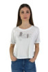 Markup t-shirt in jersey con stampa in strass e pietre mw661004