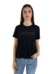 Markup t-shirt in jersey con stampa in strass mw661008