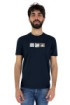Markup t-shirt in jersey di cotone con stampa a contrasto mk691059