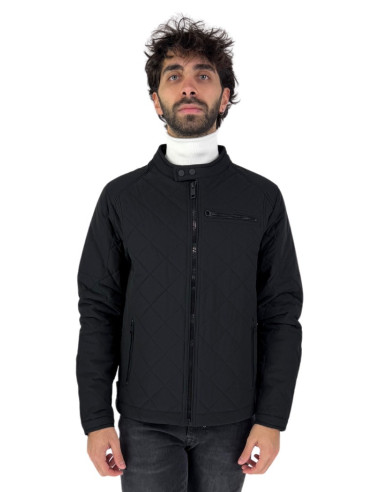 Guy giubbino in tessuto tecnico con collo coreano Special320-710 m48202 [393ca06a]