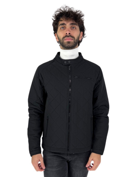 Guy giubbino in tessuto tecnico con collo coreano Special320-710 m48202 [393ca06a]