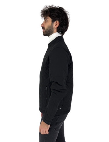 Guy giubbino in tessuto tecnico con collo coreano Special320-710 m48202 [e01ae367]