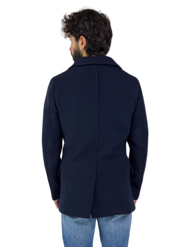 Two-Bi cappotto doppiopetto corto in misto viscosa capp221 [1f7be590]