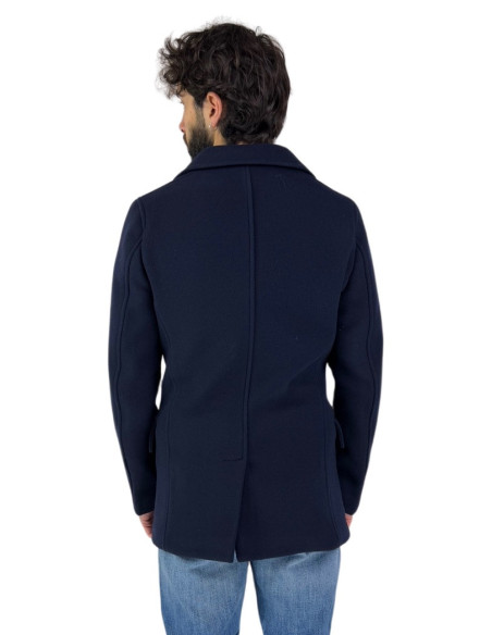 Two-Bi cappotto doppiopetto corto in misto viscosa capp221 [1f7be590]