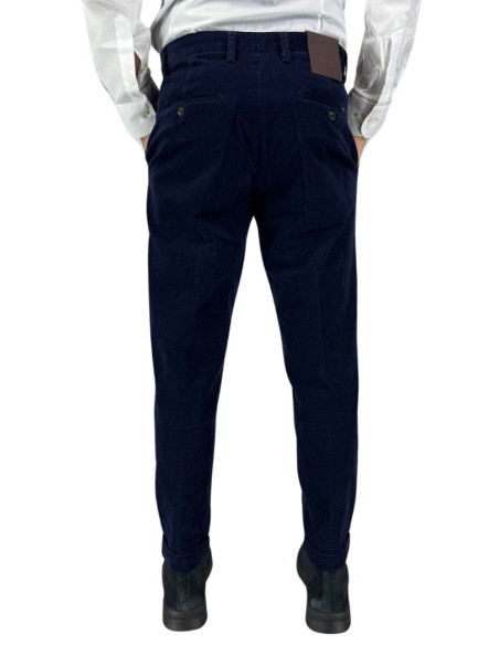 Markup pantalone cropped in velluto a costine carrot mk595138 [63045305]