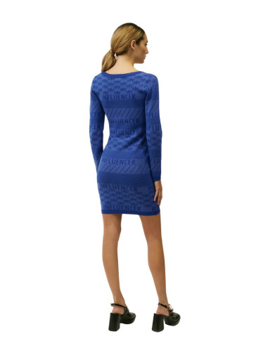 Influencer miniabito aderente scollo a u j6810 [afbde7d3]