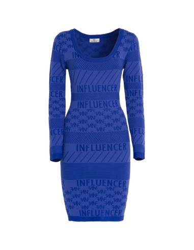 Influencer miniabito aderente scollo a u j6810 [1df061c9]