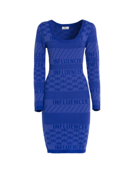 Influencer miniabito aderente scollo a u j6810 [1df061c9]