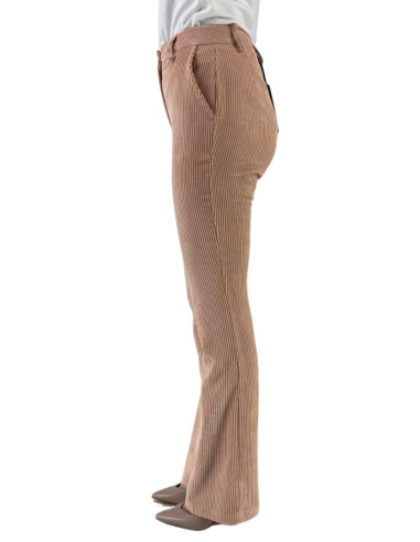 Celye pantalone a zampa in velluto fw24c0464 [d26e9a48]