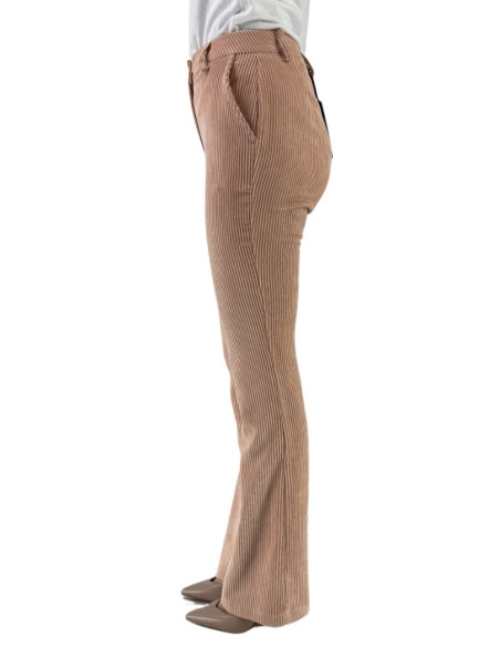 Celye pantalone a zampa in velluto fw24c0464 [d26e9a48]