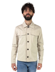 Markup giacca leggera con collo a camicia e tasche sul petto mk894023 [83cb8357]
