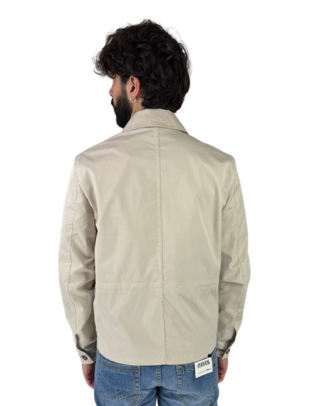 Markup giacca leggera con collo a camicia e tasche sul petto mk894023 [4eae9e52]