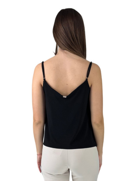 Markup top in maglina con spalline sottili mw861306 [68dd3486]