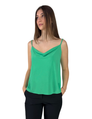 Markup top in maglina con spalline sottili mw861306 [af534881]