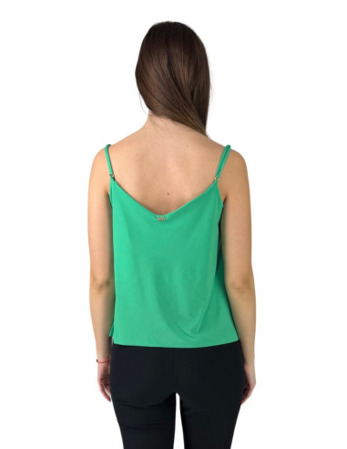 Markup top in maglina con spalline sottili mw861306 [c168ca88]
