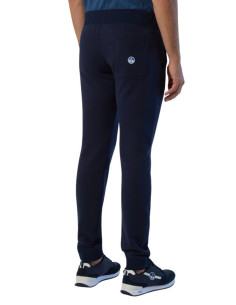 North Sails pantaloni in felpa in cotone con logo patch 673060 [5021e32c] 2