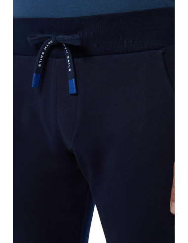 North Sails pantaloni in felpa in cotone con logo patch 673060 [3b4a263b]
