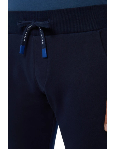 North Sails pantaloni in felpa in cotone con logo patch 673060 [3b4a263b]