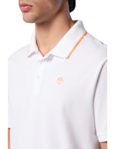 North Sails polo in piquet con contrasti fluo 692446 [52407648] 2