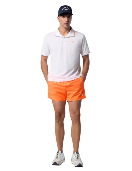 North Sails polo in piquet con contrasti fluo 692446 [57103156]