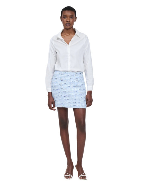 Influencer minigonna in tweed 03z3686 [0549fa29]