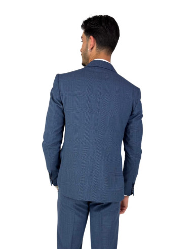 Privat Fashion abito monopetto da uomo a quadri Polinesia-ab7250/q [2ad58027]