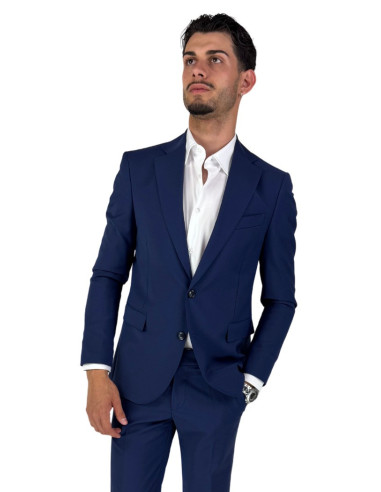 Privat Fashion abito monopetto da uomo in fresco di lana Andalusia-ab7250 [31099e07]