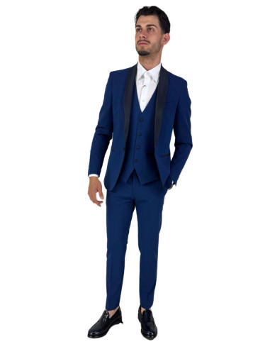 Privat Fashion abito monopetto con dettagli in raso Teneriferaso ab-212 [3d94debd]