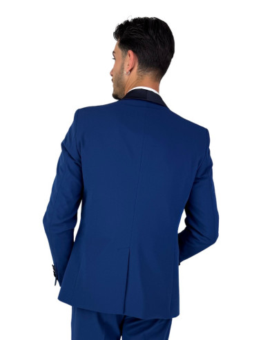 Privat Fashion abito monopetto con dettagli in raso Teneriferaso ab-212 [53af5cb4]