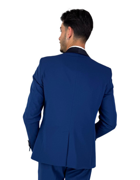 Privat Fashion abito monopetto con dettagli in raso Teneriferaso ab-212 [53af5cb4]