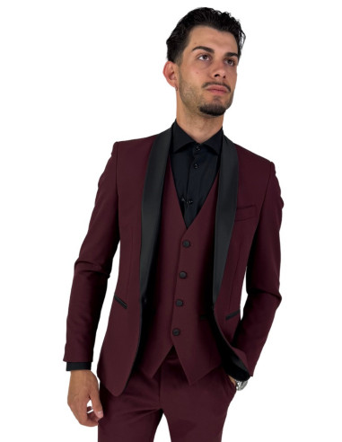 Privat Fashion abito monopetto con dettagli in raso Teneriferaso ab-212 [61d6dacb]