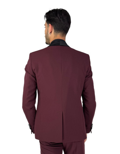 Privat Fashion abito monopetto con dettagli in raso Teneriferaso ab-212 [d6cb1bcf]