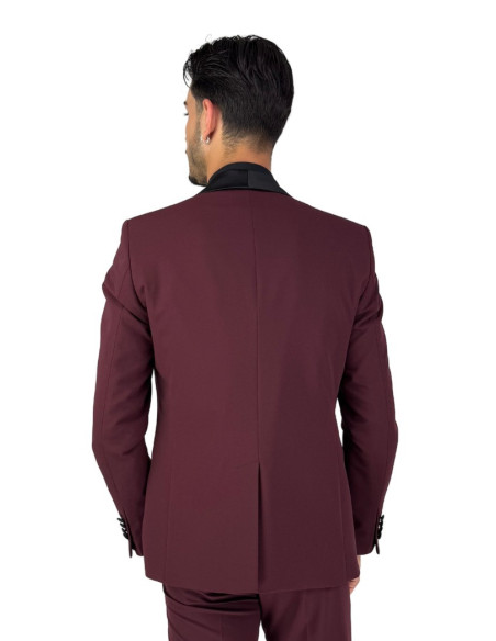 Privat Fashion abito monopetto con dettagli in raso Teneriferaso ab-212 [d6cb1bcf]