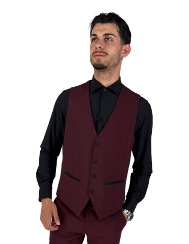 Privat Fashion abito monopetto con dettagli in raso Teneriferaso ab-212 [d39b5cd1]