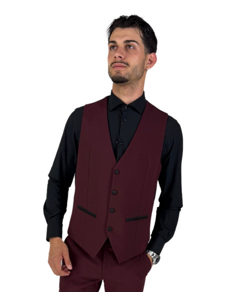 Privat Fashion abito monopetto con dettagli in raso Teneriferaso ab-212 [d39b5cd1]