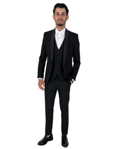 Privat Fashion abito monopetto con dettagli in raso Teneriferaso ab-212 [8119f24e]