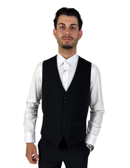Privat Fashion abito monopetto con dettagli in raso Teneriferaso ab-212 [ea723759]