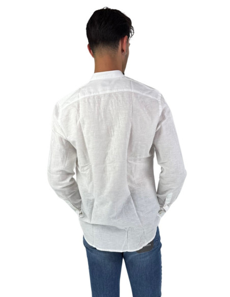 Philotinto camicia coreana in lino e cotone Lincot32 pd 25s19ca [4a488c97]