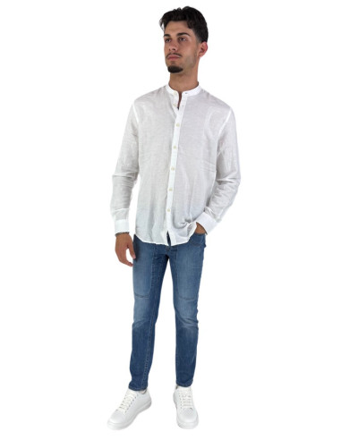Philotinto camicia coreana in lino e cotone Lincot32 pd 25s19ca [4f18cb89]