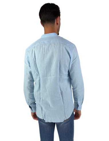 Philotinto camicia coreana in lino e cotone Lincot32 pd 25s19ca [d9044642]