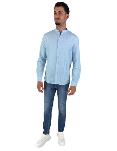 Philotinto camicia coreana in lino e cotone Lincot32 pd 25s19ca [dc54015c]