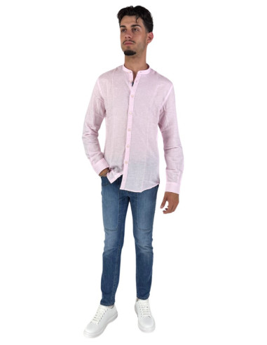 Philotinto camicia coreana in lino e cotone Lincot32 pd 25s19ca [196ed51e]